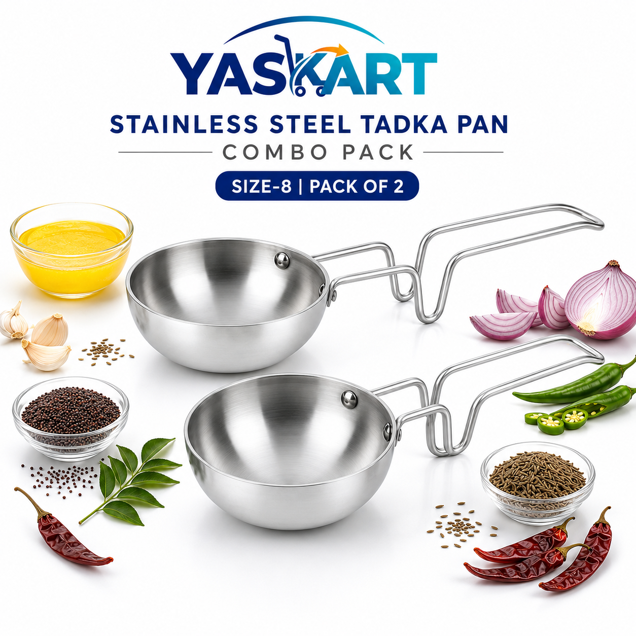Tadka Pan Pack of 2